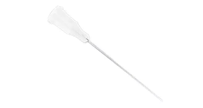 Przyklejone igły dozujące z kaniulą ze stali nierdzewnej 38,1 mm przezroczyste 27G 1 szt