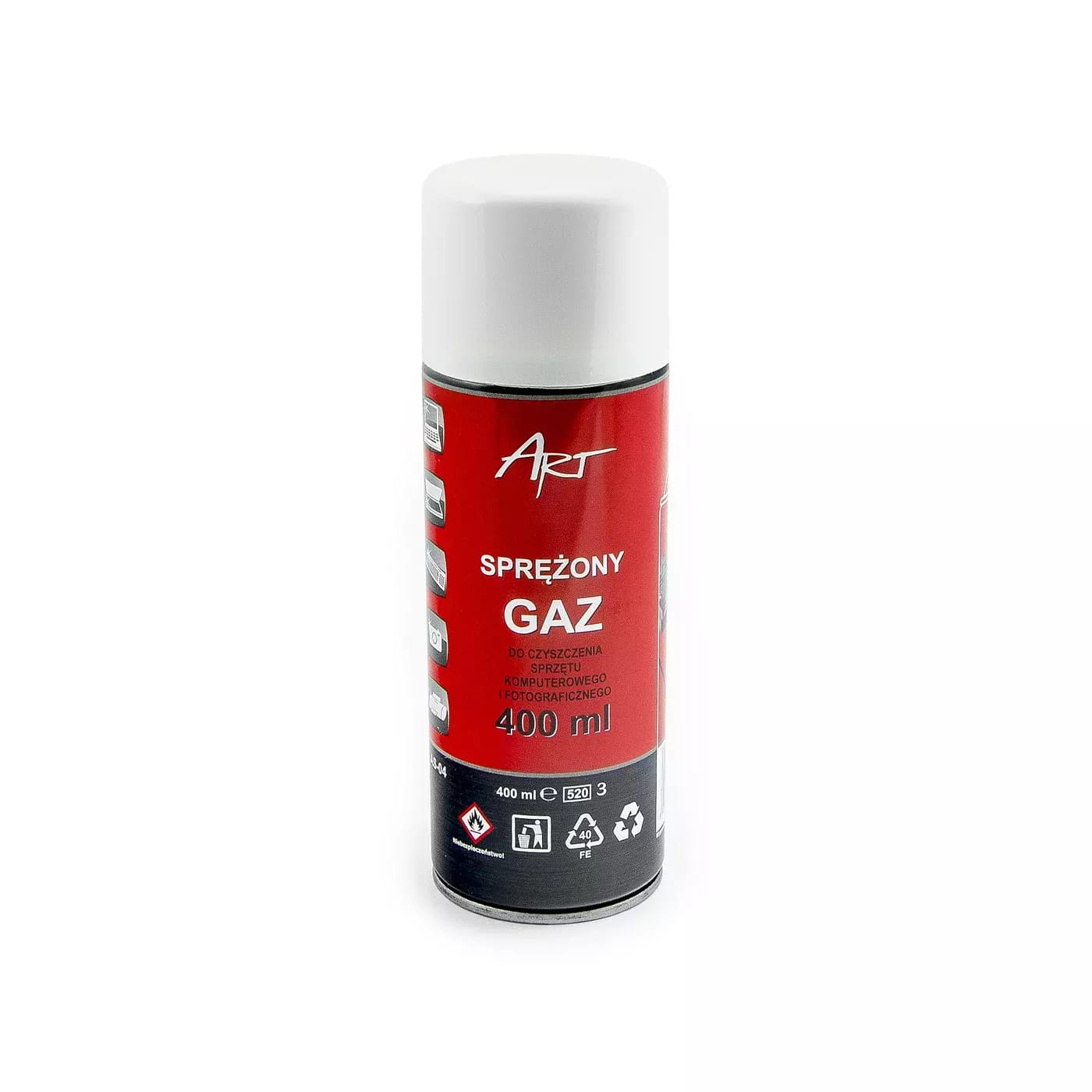 Czyszczące sprężone powietrze w sprayu 400 ml – 2