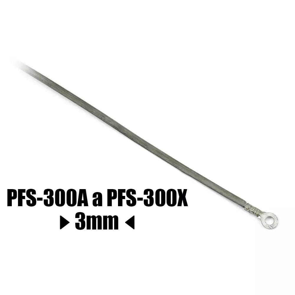 Wymienny oporowy drut topliwy do zgrzewarek dźwigniowych PFS-300A i PFS-300X szerokość 3 mm długość 345 mm