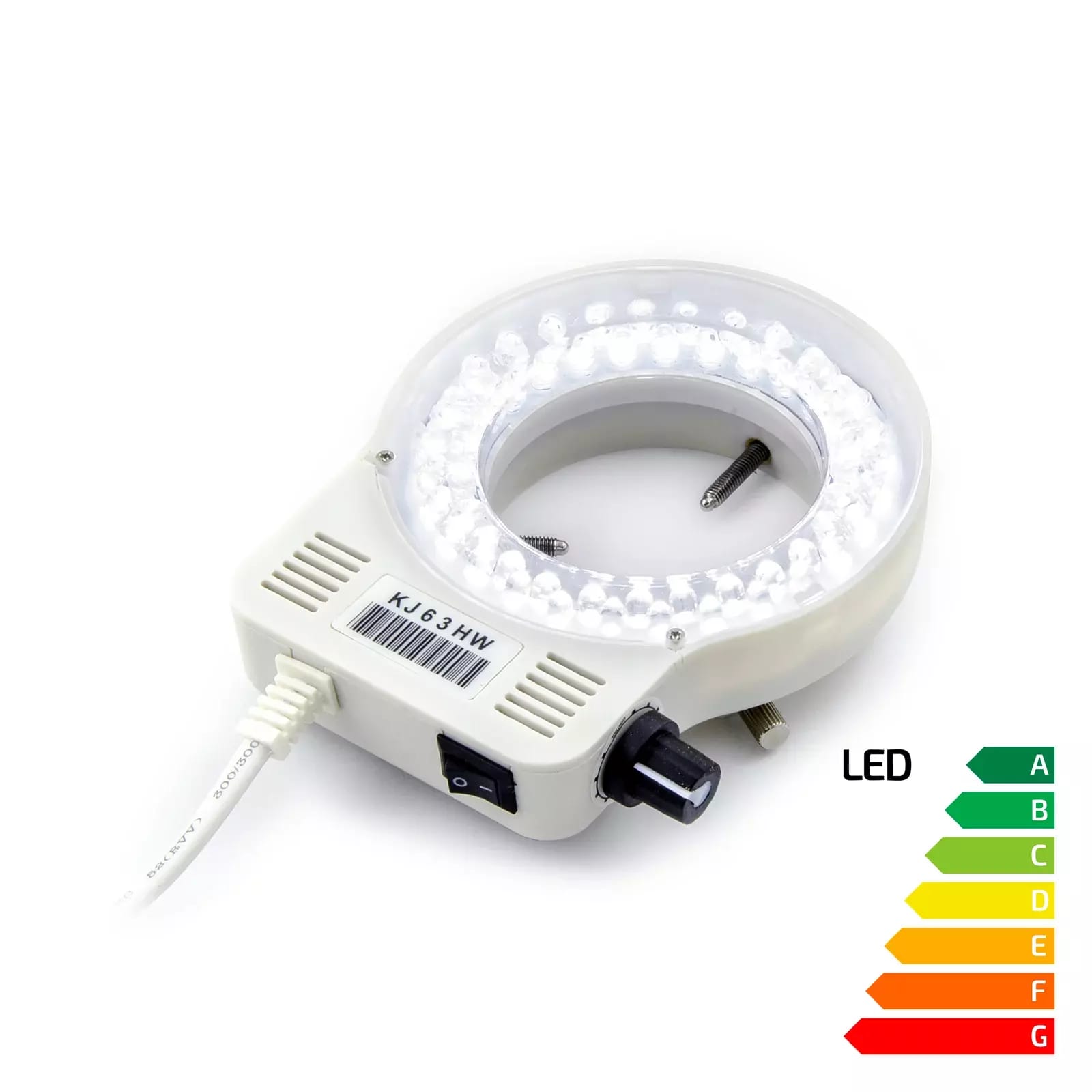 Lampa LED z regulacją natężenia światła do mikroskopów