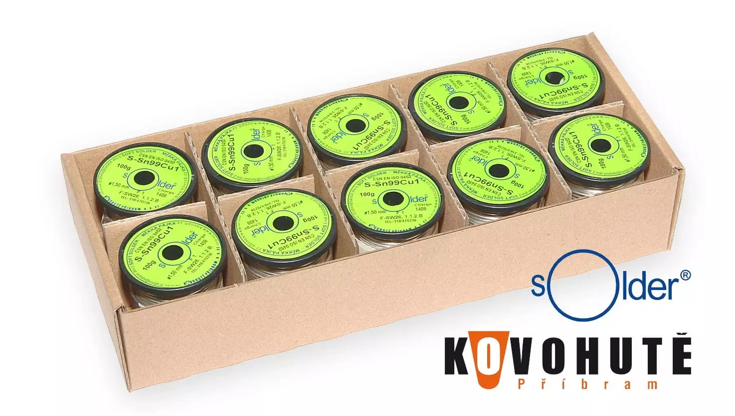 Bezołowiowy lut rurkowy S-Sn99Cu1 o średnicy 1,5 mm – 2