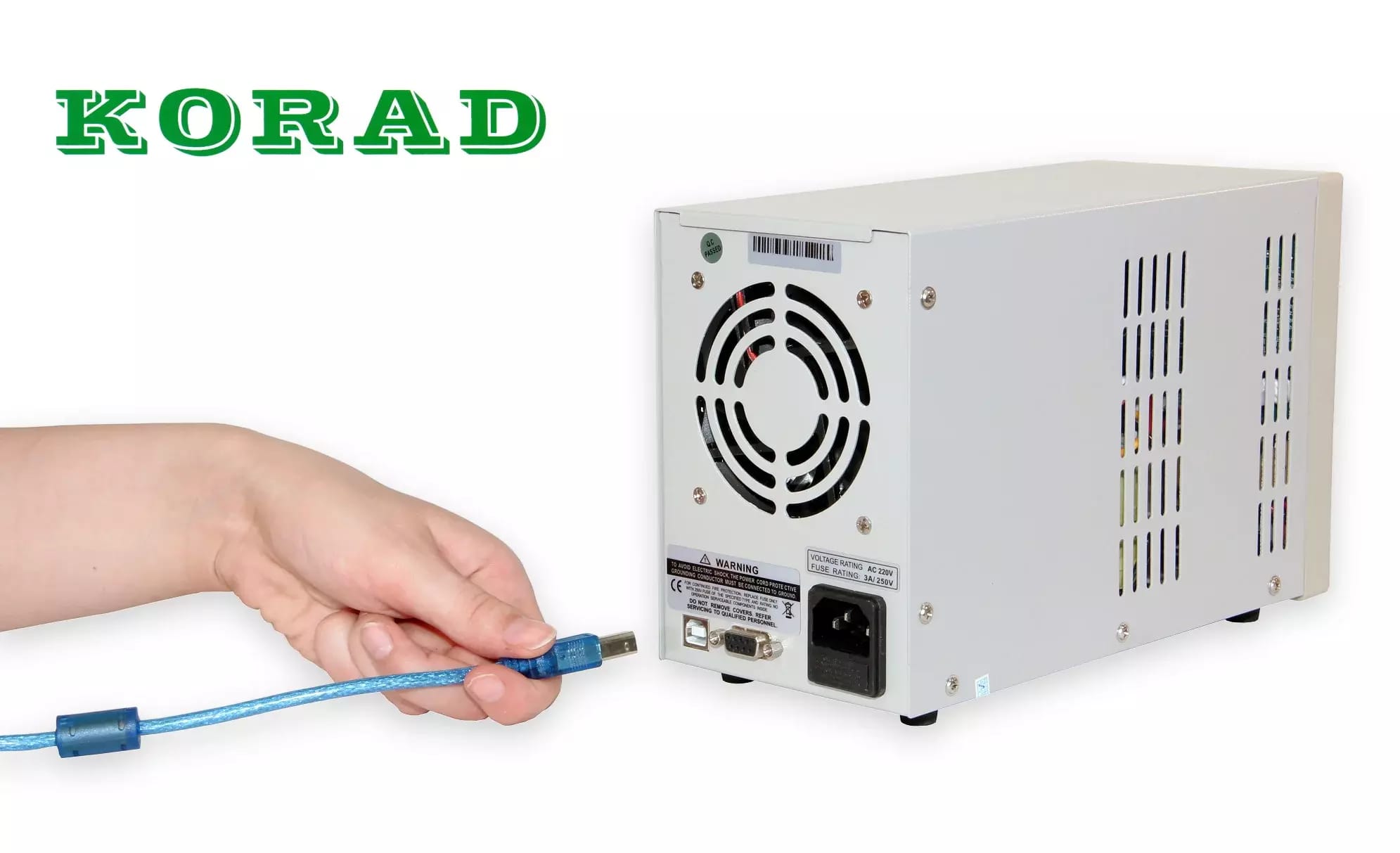 Programowalny zasilacz laboratoryjny Korad KA3005P z możliwością podłączenia do komputera PC – 2