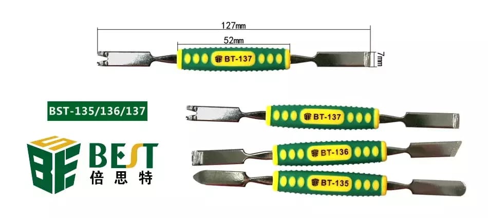 Metalowy łom - zestaw sześciu kształtów BEST-13-567 – 2