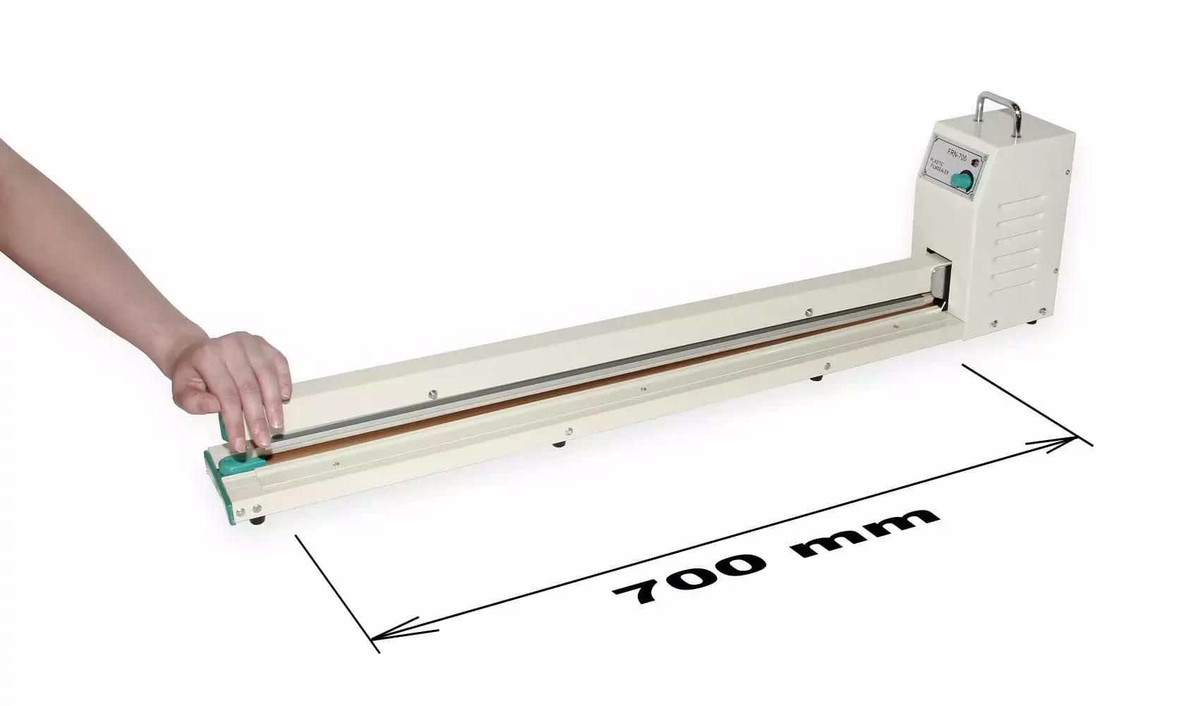 Zgrzewarka dźwigniowa do folii FRN-700 z belką zgrzewającą o szerokości 700 mm – 2