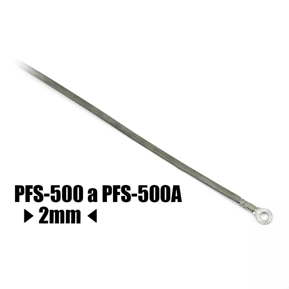 Wymienny drut stapiający do zgrzewarki do folii z tworzywa sztucznego PFS-500 i PFS-500A, szerokość 2 mm, długość 544 mm
