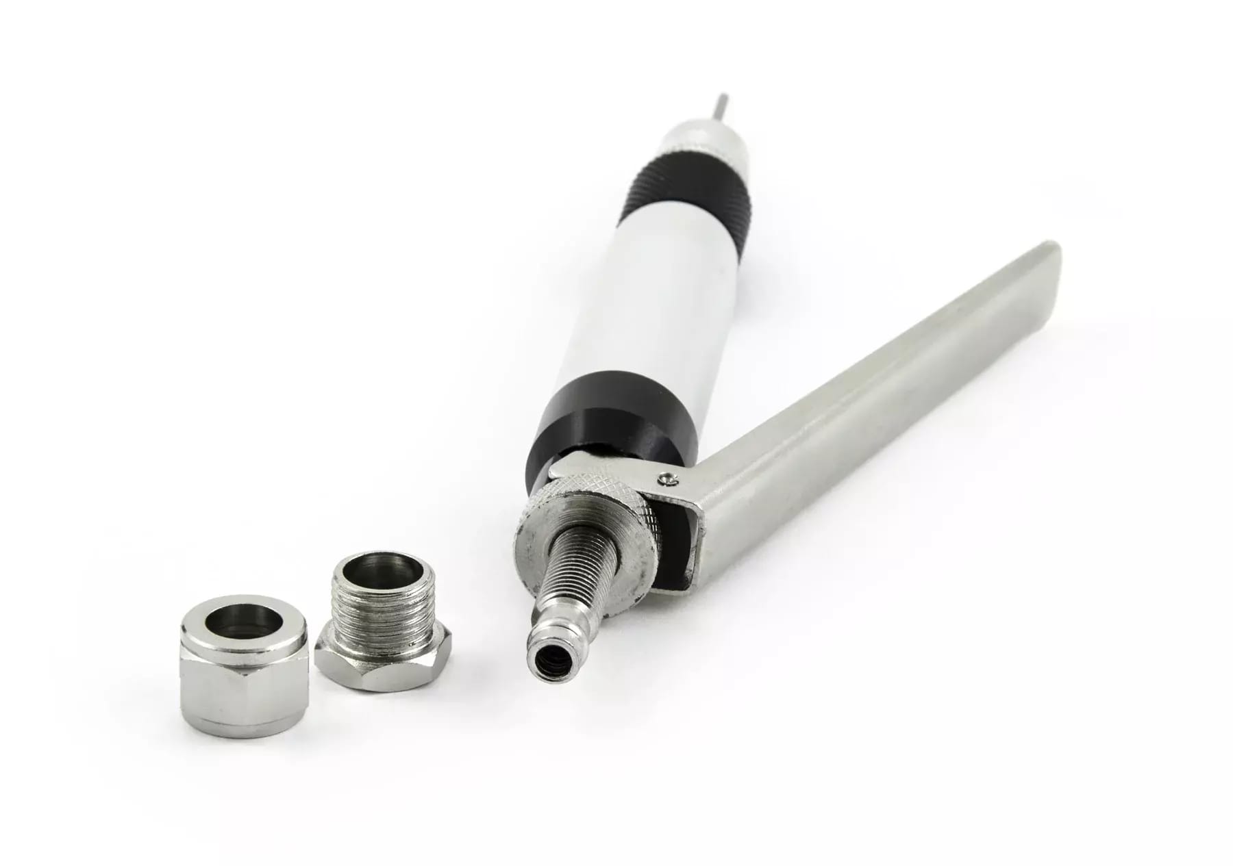 Jednoskładnikowy ręczny zawór dozujący do cieczy lepkich VSD 020 aluminium – 2