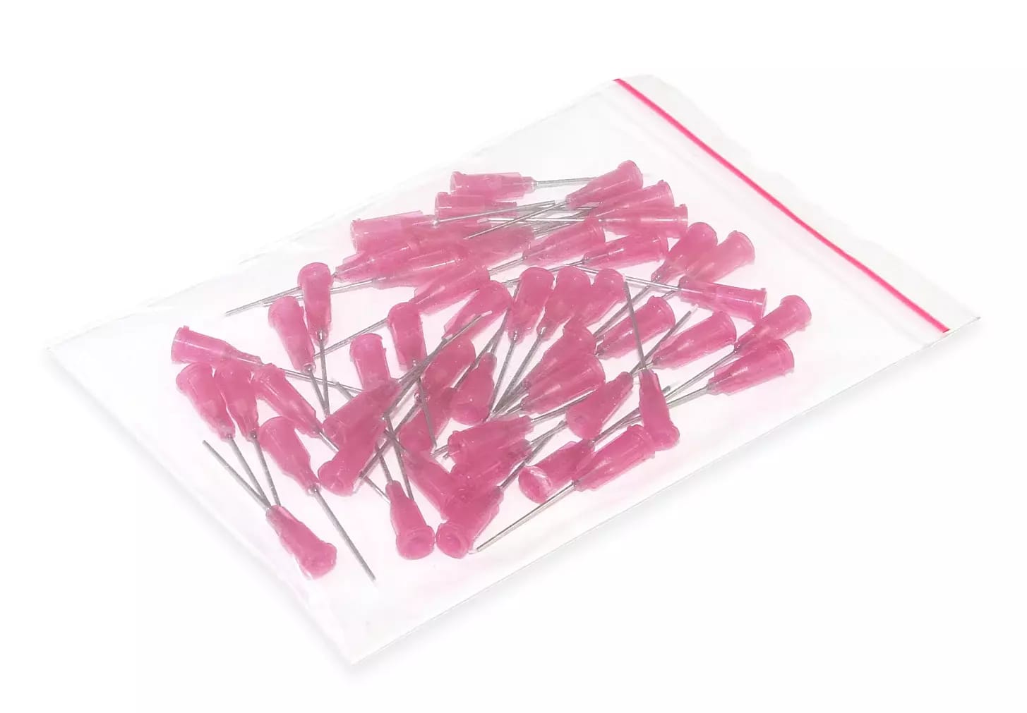 Igły dozujące ze stali nierdzewnej z włożoną rurką teflonową 25,4mm 25G 50szt