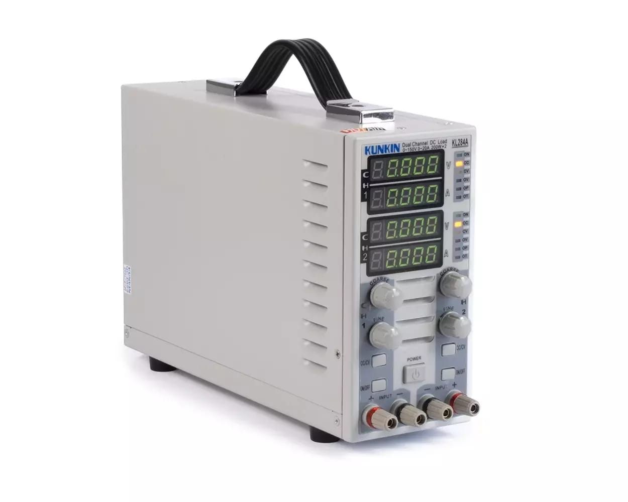 Obciążenie elektroniczne DC podwójne KUNKIN KL284A 400W, 0-150V, 0-20A