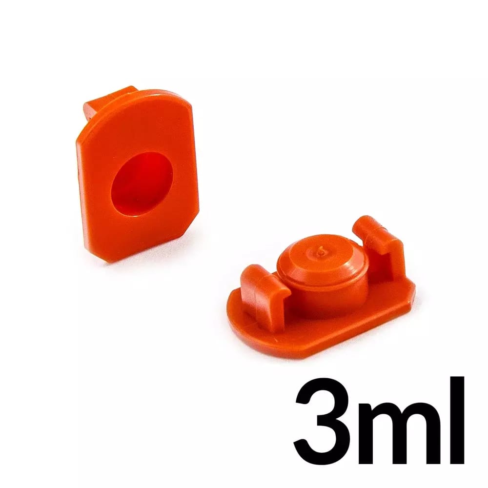 Górna nasadka do wkładów o pojemności 3 ml i średnicy 9,5 mm