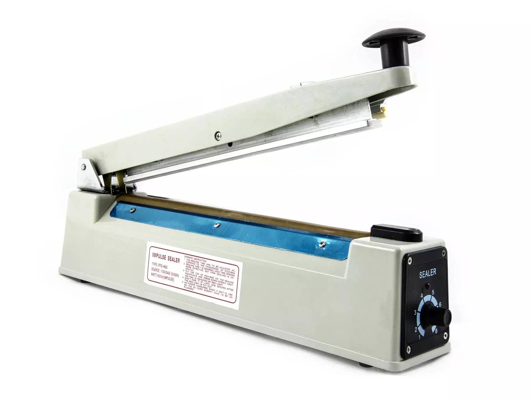 Zgrzewarka do folii z nożem tnącym PFS-400A