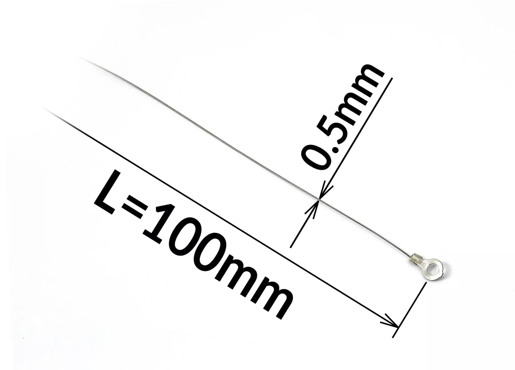 Drut oporowy tnący do zgrzewarki KS-100 szerokość 0,5 mm