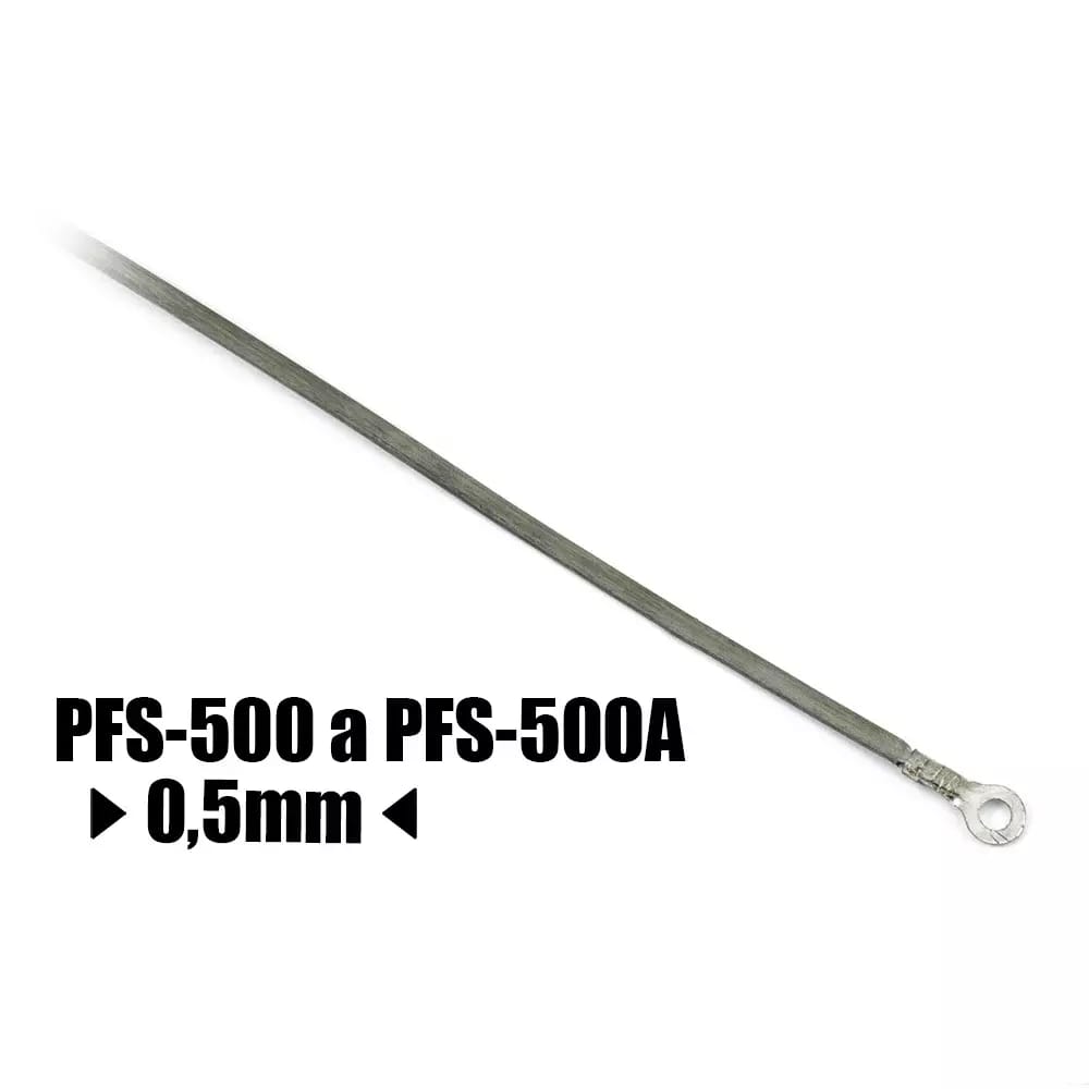 Drut oporowy do zgrzewarek PFS-500 i PFS-500A szerokość 0,5 mm długość 544 mm