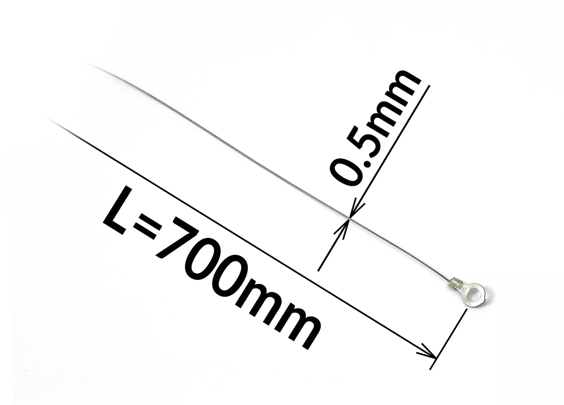 Drut oporowy do zgrzewarek FRN-700 i PFS-700A o szerokości 0,5 mm