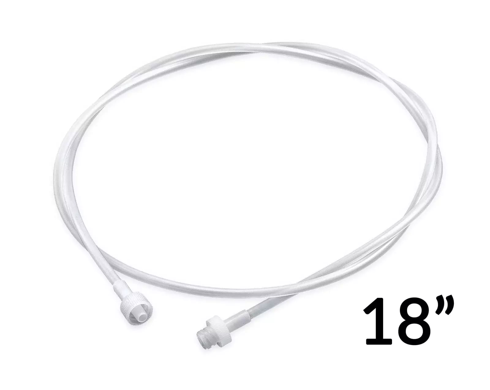 Wąż łączący z gwintem Luer Lock 18\"