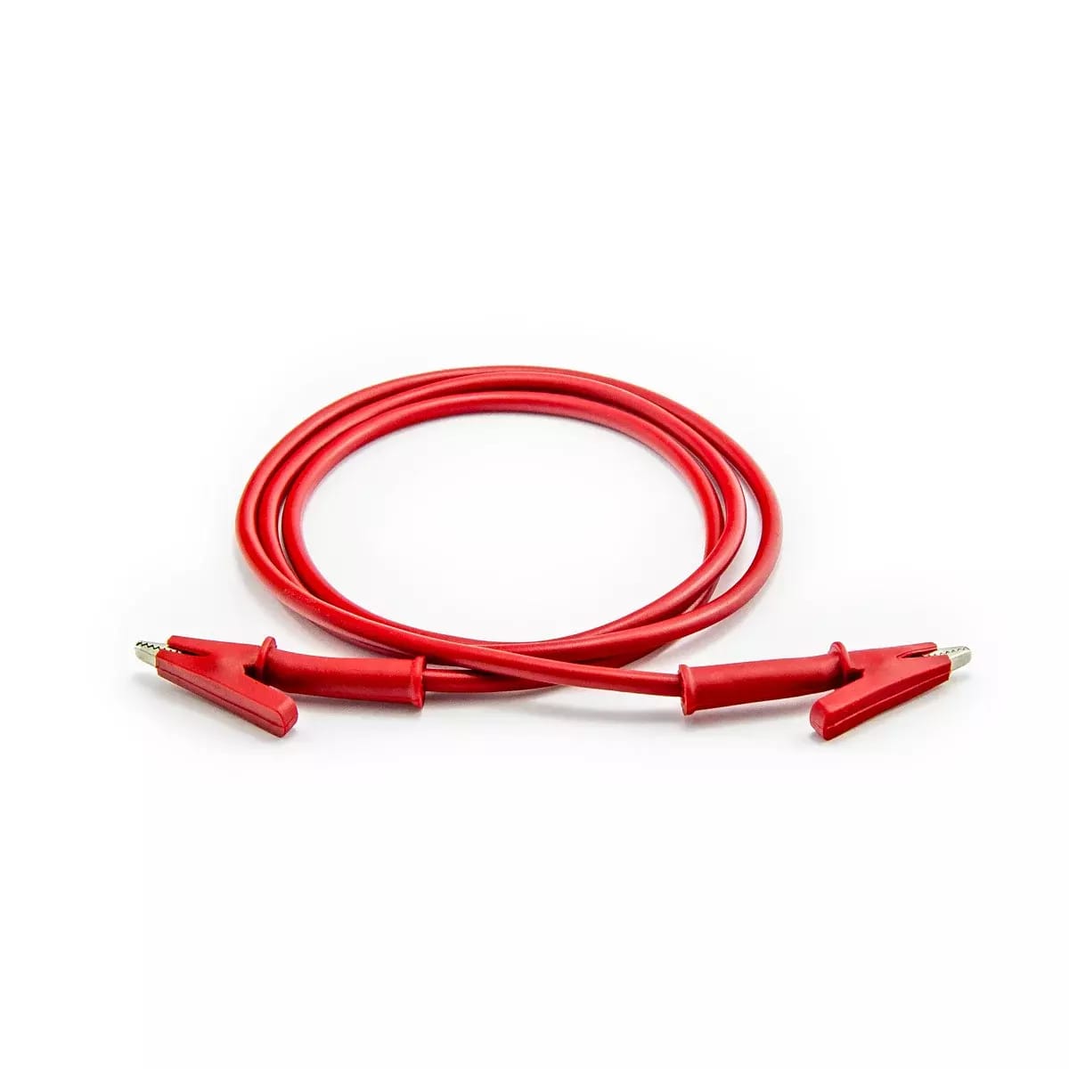 Kabel połączeniowy croc-clamp 100cm czerwony