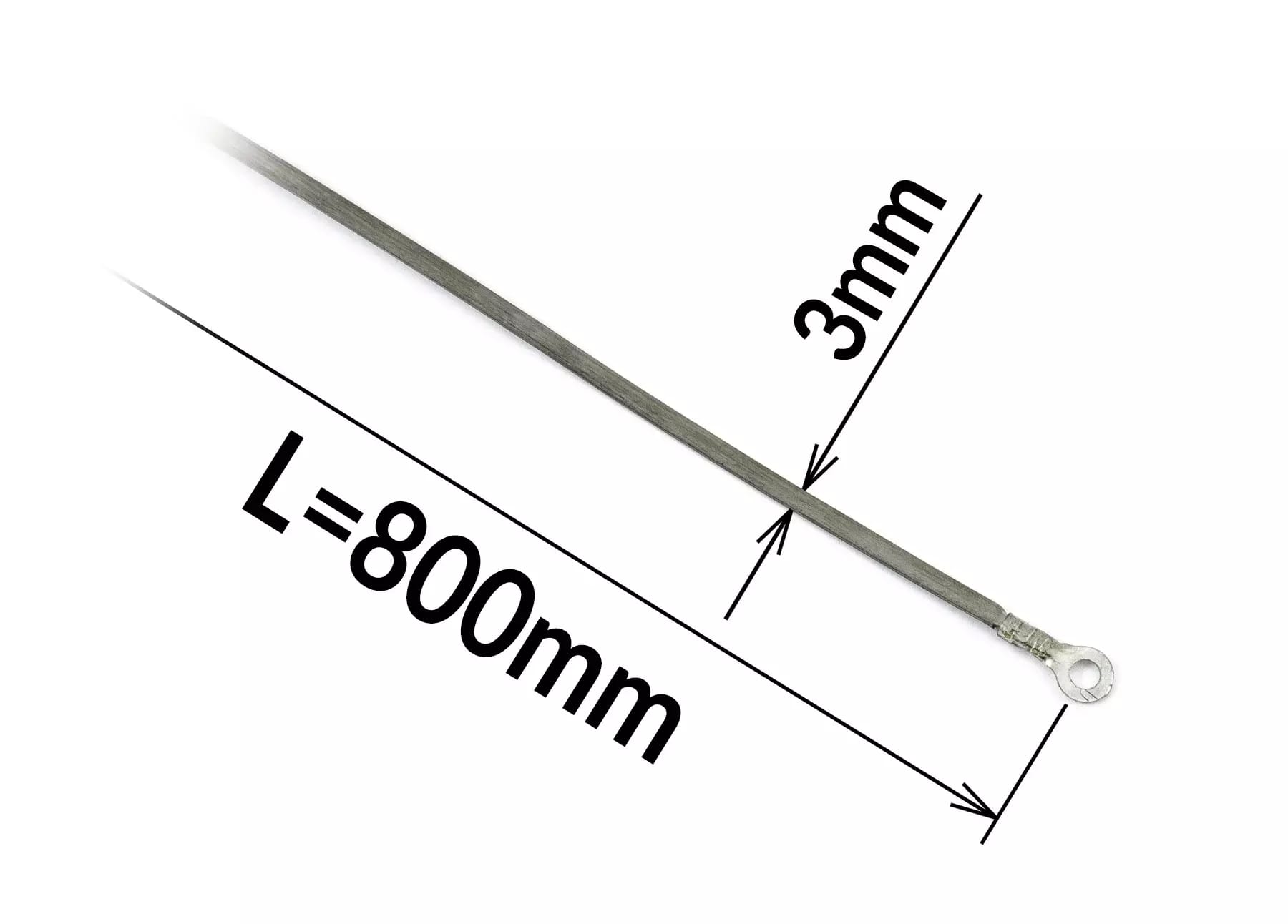 Topliwy drut oporowy do zgrzewarki FRN-800 szerokość 3mm