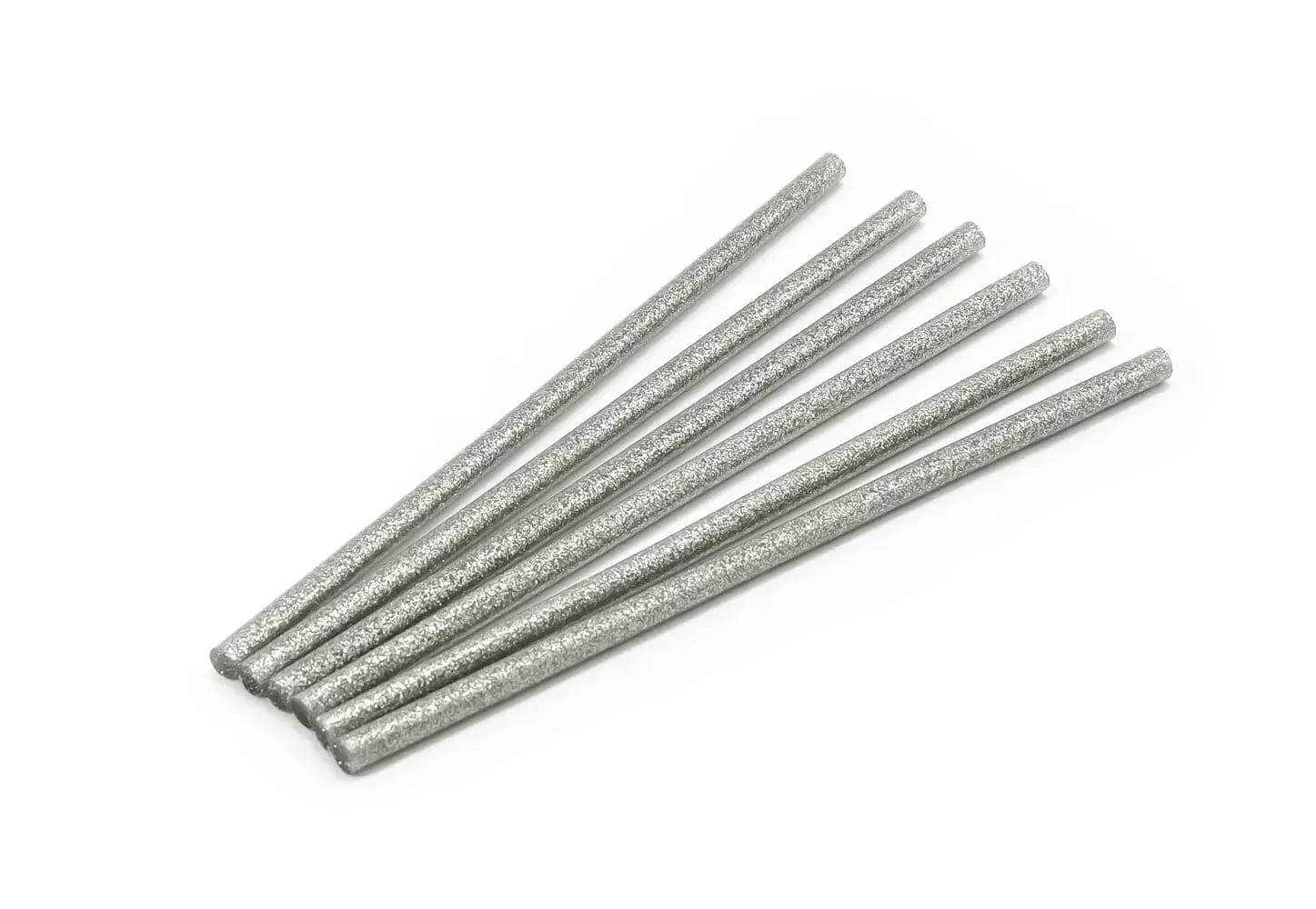 Wkład do pistoletu do klejenia na gorąco srebrny brokat (brokat) 7,5 mm 1 szt