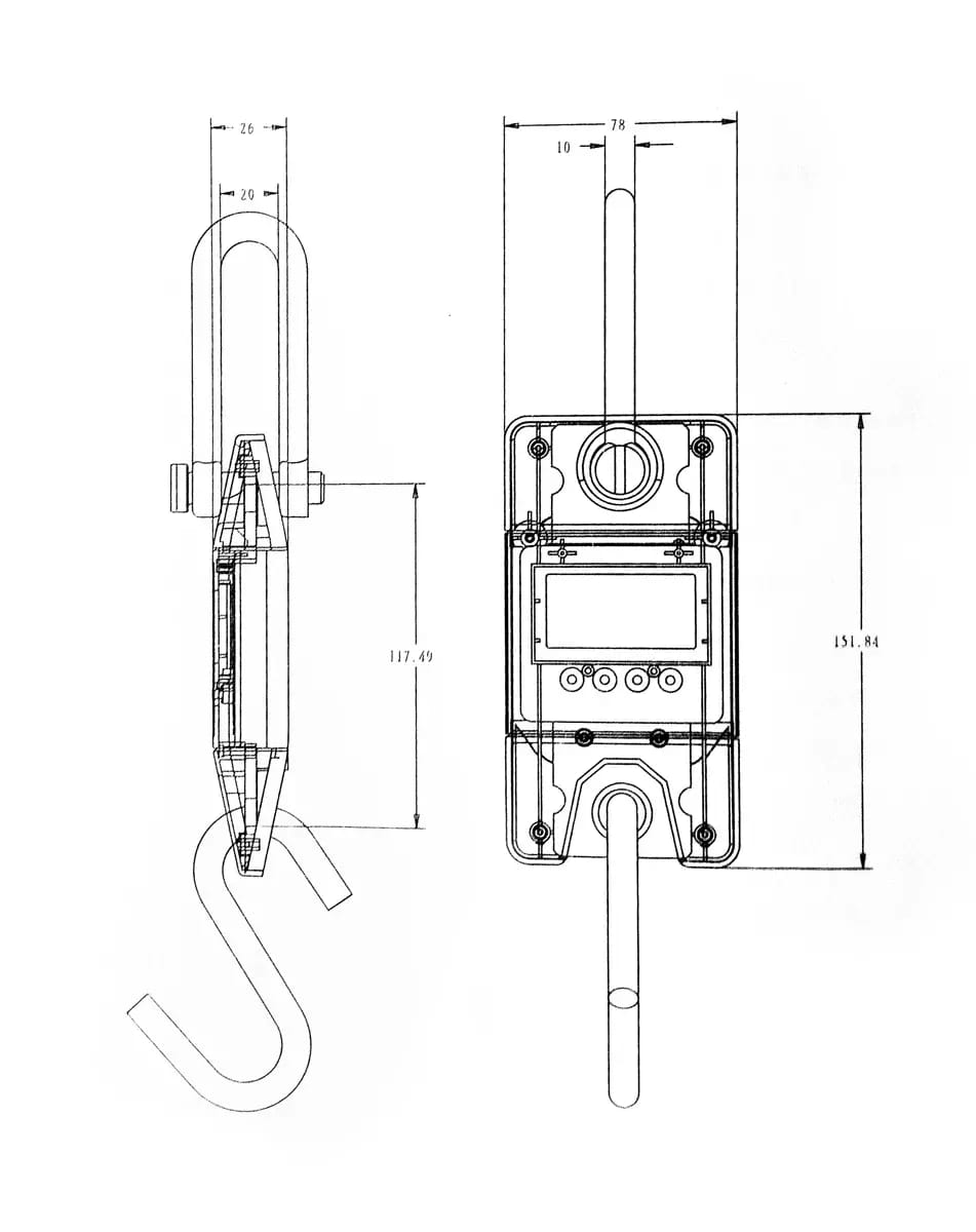 Waga wisząca SF-912 do 300 kg – 2