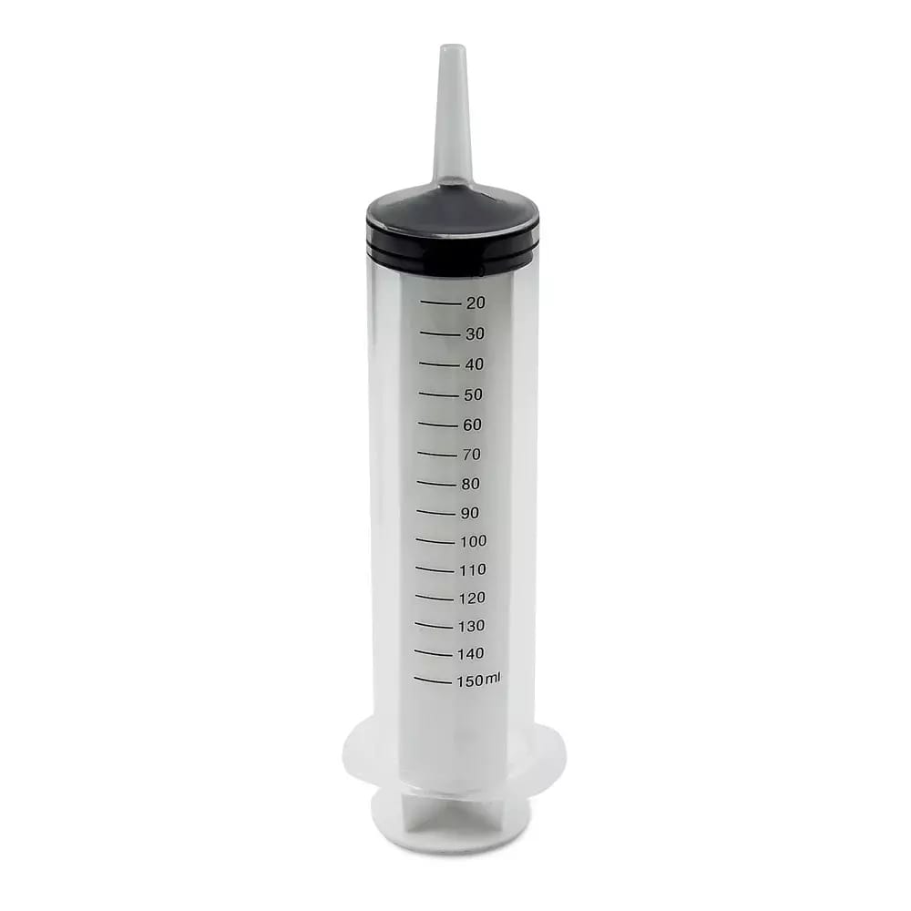 Strzykawka iniekcyjna z ręcznym tłokiem 150 ml