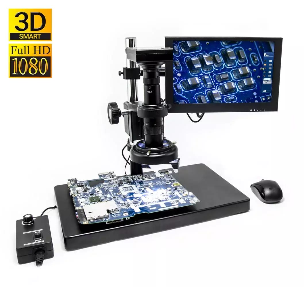 mikroskop 3D SMART ALL-IN-ONE 1080p z pomiarem i myszą bezprzewodową