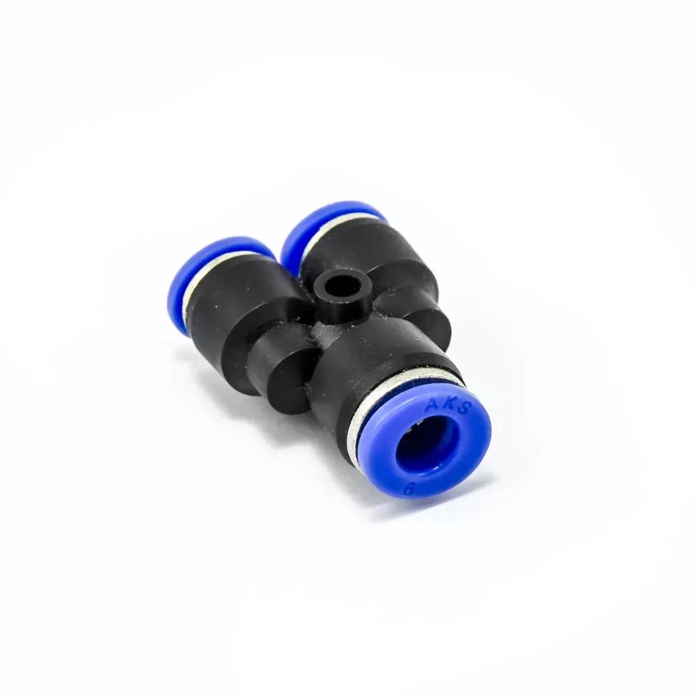 Rozgałęźnik i reduktor John Guest DM Y z 6 mm na 2x4 mm