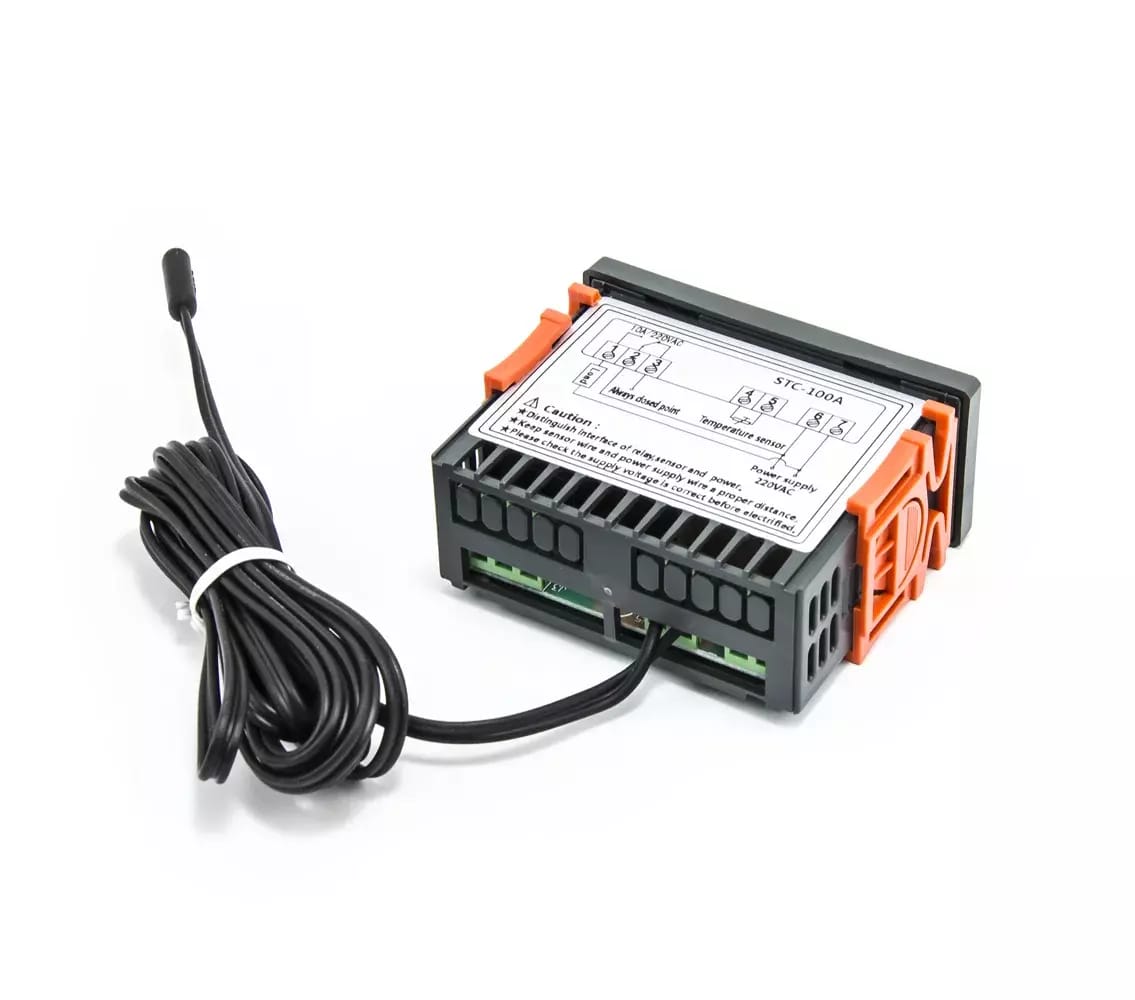 Termostat cyfrowy z sondą STC-100A, -40° do +70°C – 2