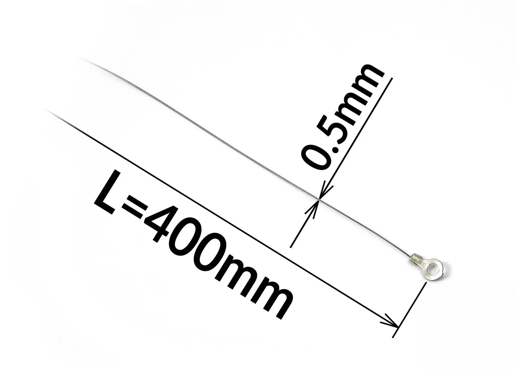 Oporowy drut tnący do zgrzewarki półtulejowej FC-400 400 mm