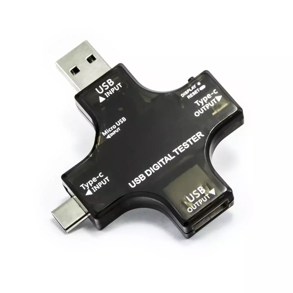 Multi tester USB z pomiarem pojemności, USB, micro USB, USB-C – 2
