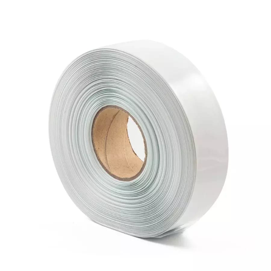 Biała termokurczliwa folia PVC 2:1 szerokość 57,5 mm, średnica 35 mm – 2