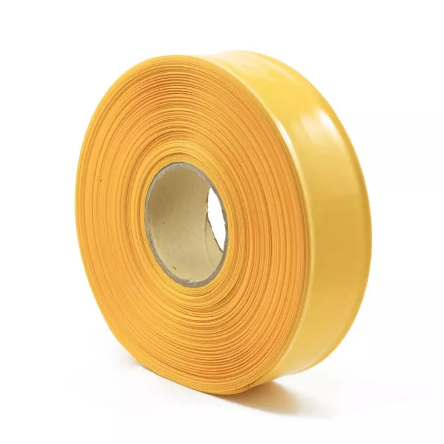 Żółta termokurczliwa folia PVC 2:1, szerokość 57,5 mm, średnica 35 mm – 2