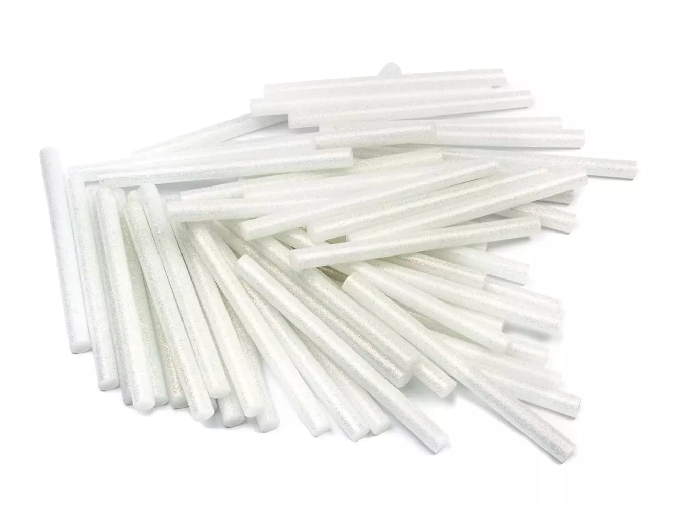 Wkłady do pistoletu do klejenia na gorąco mleczne z brokatem (brokat) średnica 11 mm, 1 kg