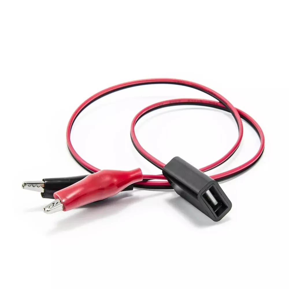 Kabel USB żeński do krokodylka 50 cm