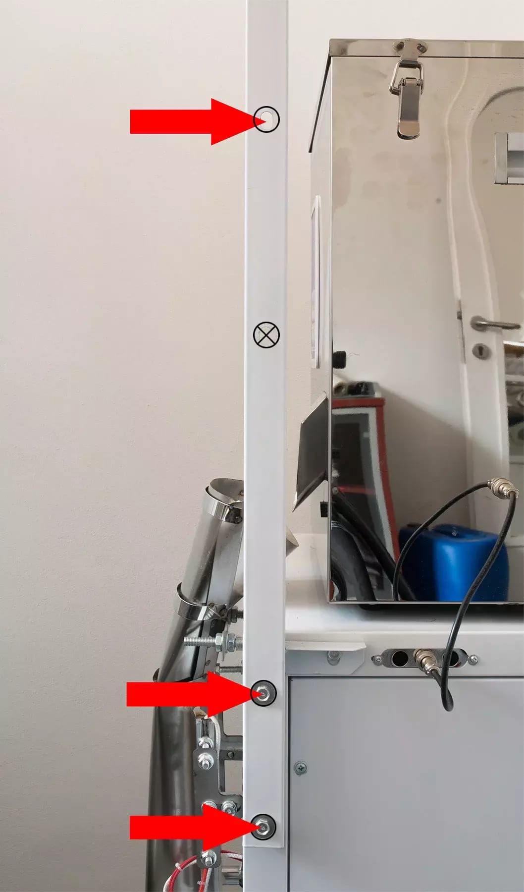 Drukarka termotransferowa HP-241F z mocowaniem do automatycznej pionowej maszyny pakującej do 99g – 2