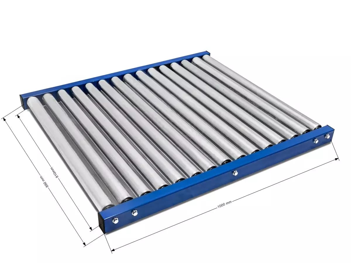 Przenośnik rolkowy 80x100cm, nośność 200kg – 2