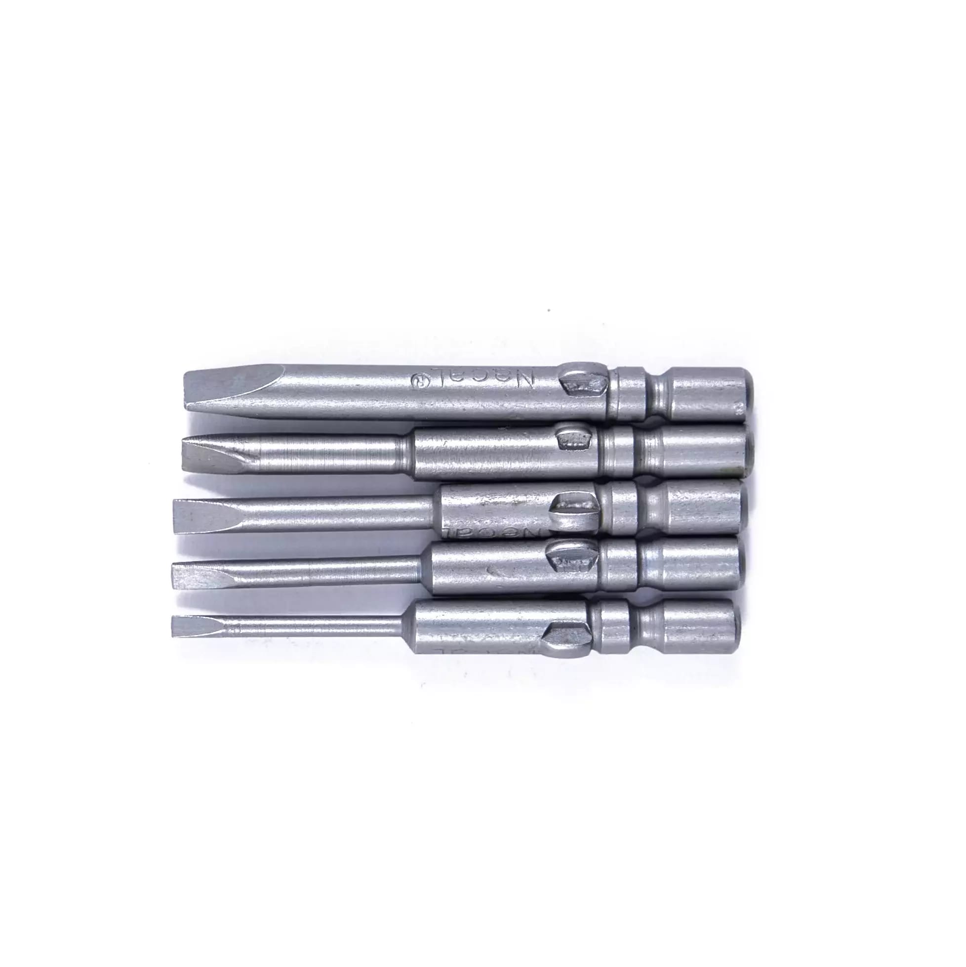 Zestaw 5 płaskich bitów HIOS H4(∅4) 4-1,6mm - 40mm