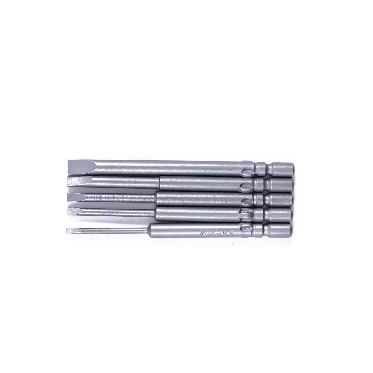 Zestaw 5 płaskich bitów HIOS H4(∅4) 4-1,6mm - 60mm