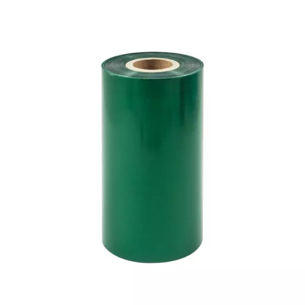 Taśma woskowa TTR, 110 mm zielona, 300 m
