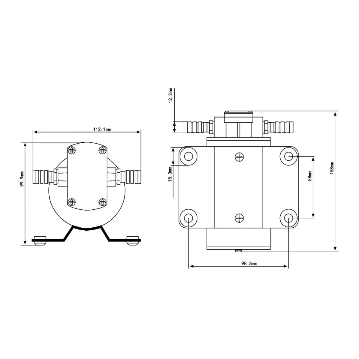 Pompa dentystyczna FP-12 12V / 12000ml – 2