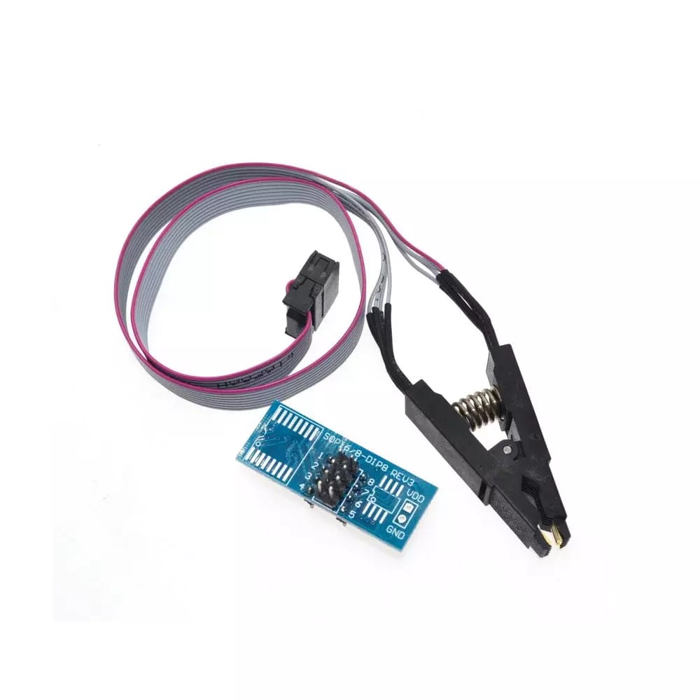 Kabel ISP z klipsem SOIC/SOP8 do programatorów układów scalonych