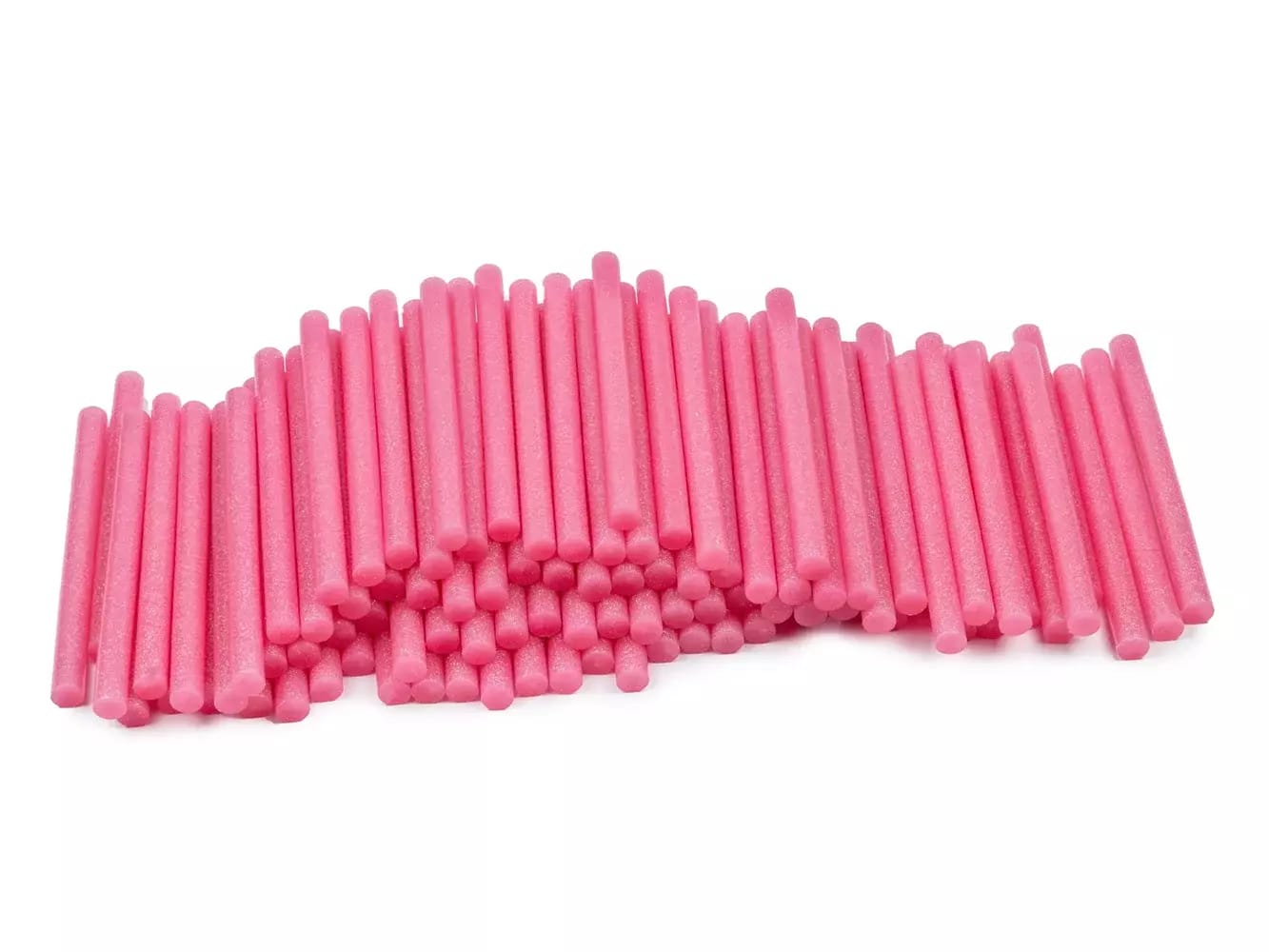 Wkłady do pistoletu do klejenia na gorąco różowe z brokatem (brokat) średnica 11 mm, 1 kg