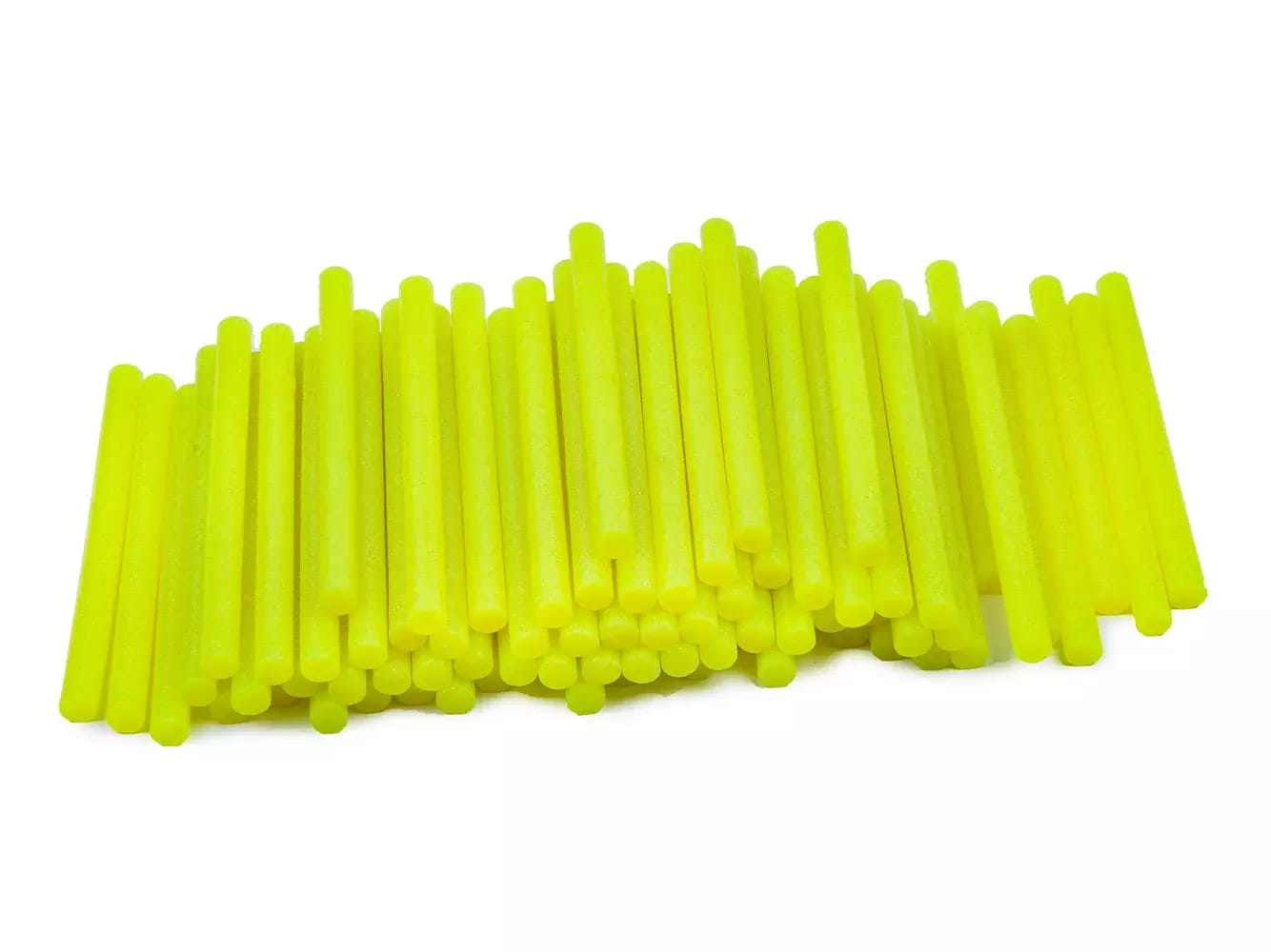 Wkłady do pistoletu do klejenia na gorąco żółte z brokatem (brokat) średnica 11 mm, 1 kg