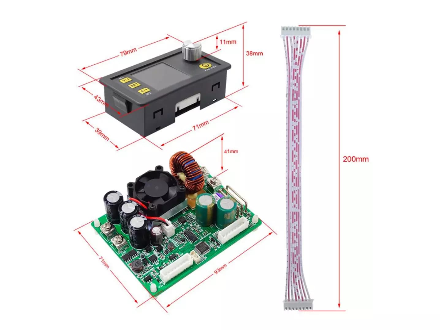 Sterowany moduł zasilania DPS5015 0-50V 0-15A z komunikacją USB i BT – 2