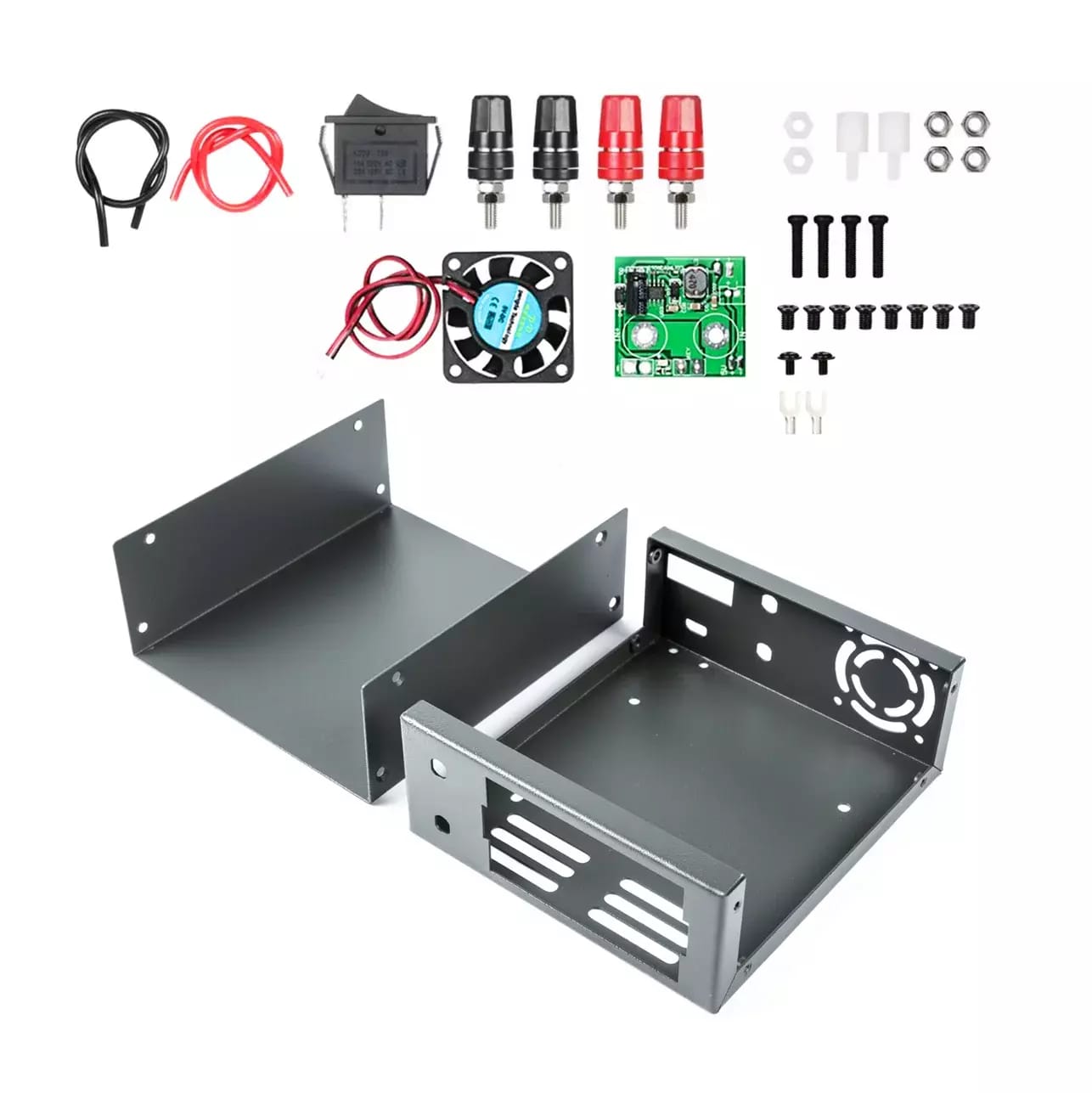 Metalowe pudełko na modułowe zasilacze PCB