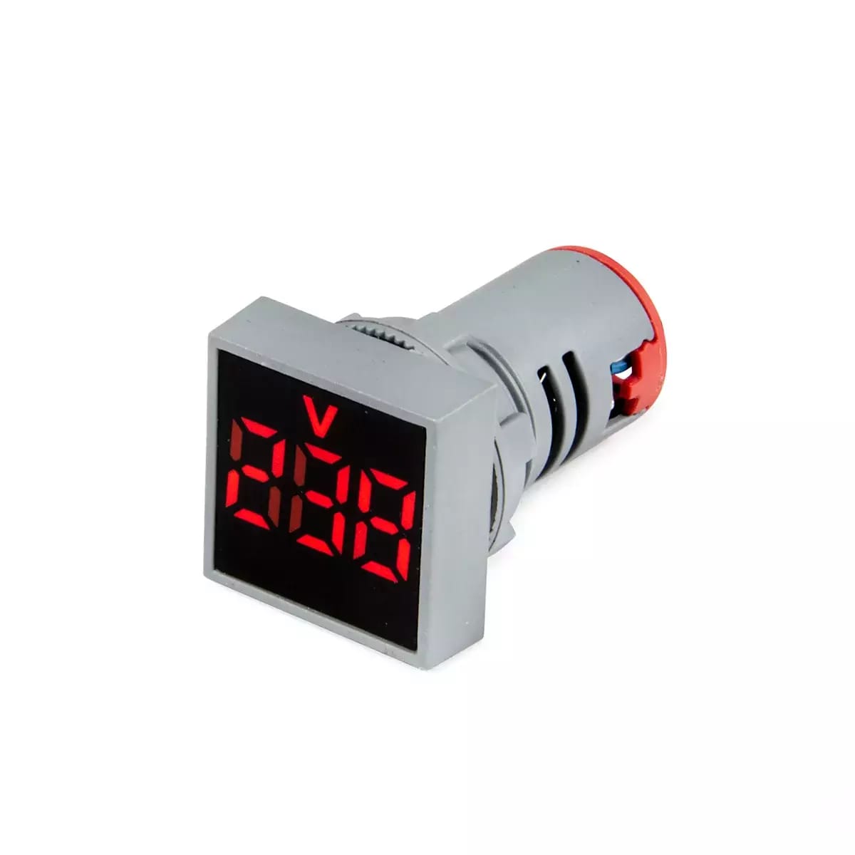 Woltomierz panelowy AC 24-500V do montażu wpuszczanego 22 mm kwadratowy