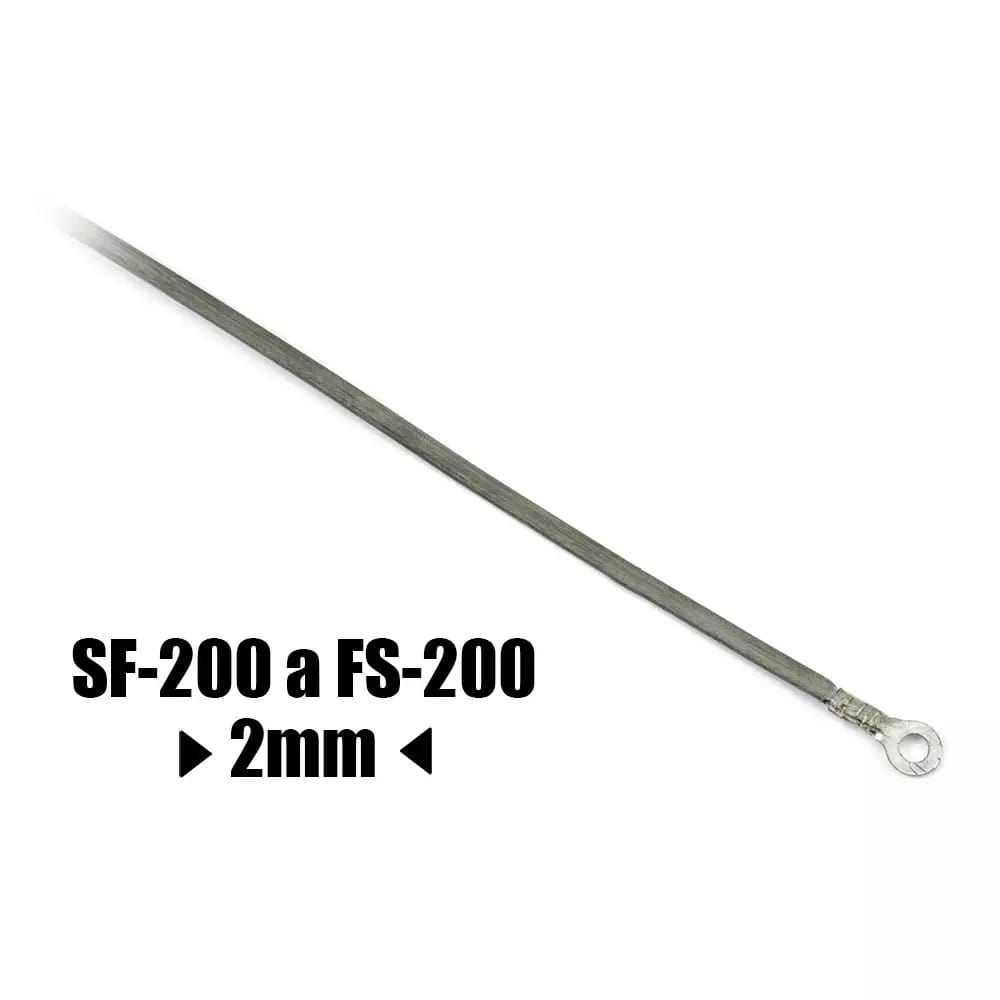 Wymienny oporowy drut topliwy do zgrzewarek FS-200 i SF-200 szerokość 2 mm długość 243 mm
