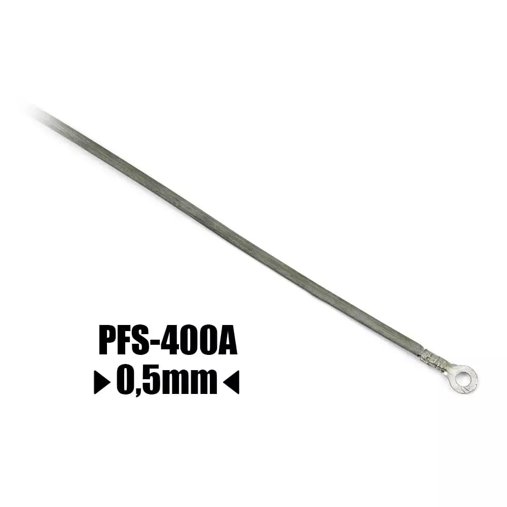 Drut oporowy do zgrzewarki PFS-400A szerokość 0,5 mm długość 451 mm