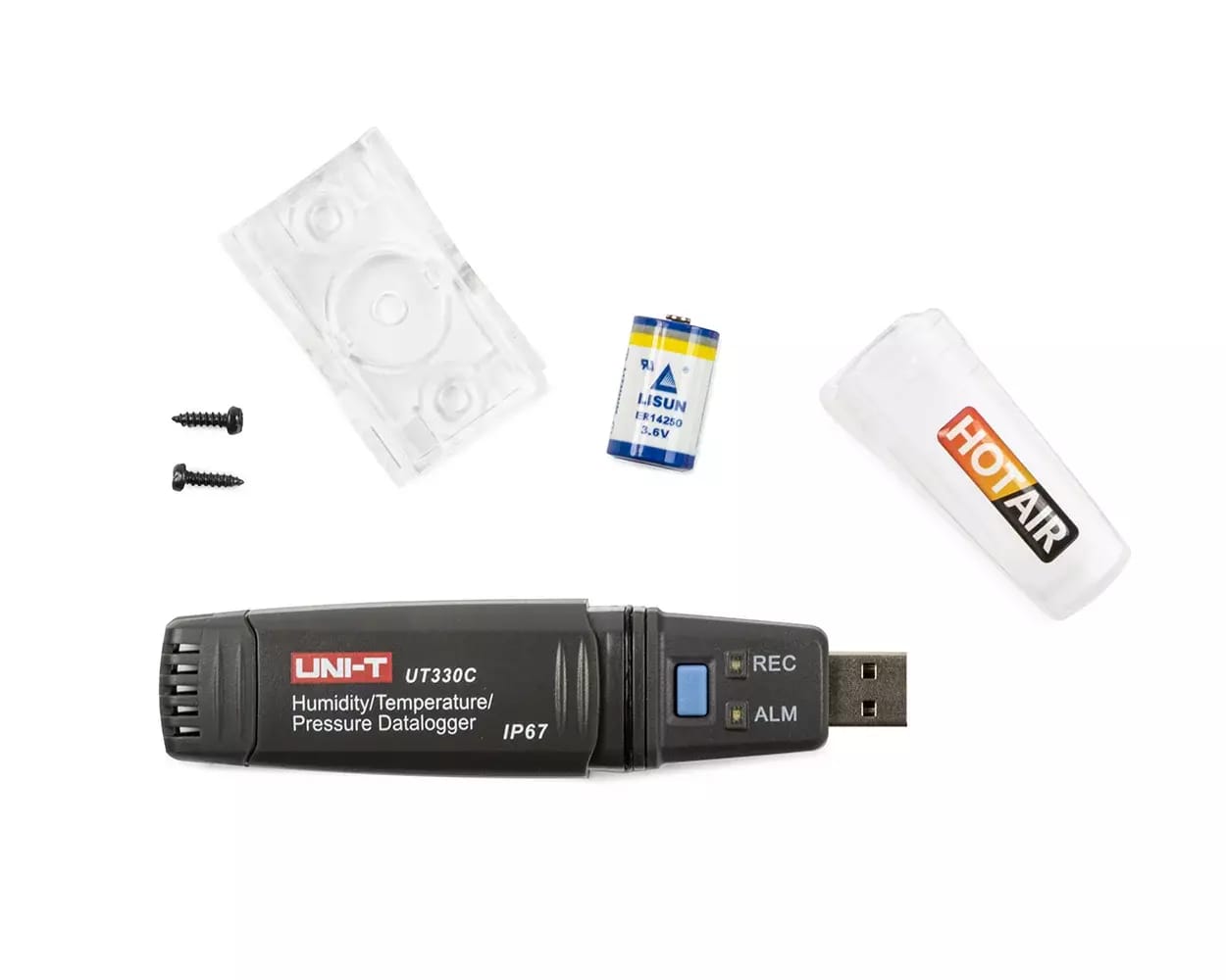 Rejestrator temperatury i wilgotności UNI-T UT330B z USB i IP67 – 2