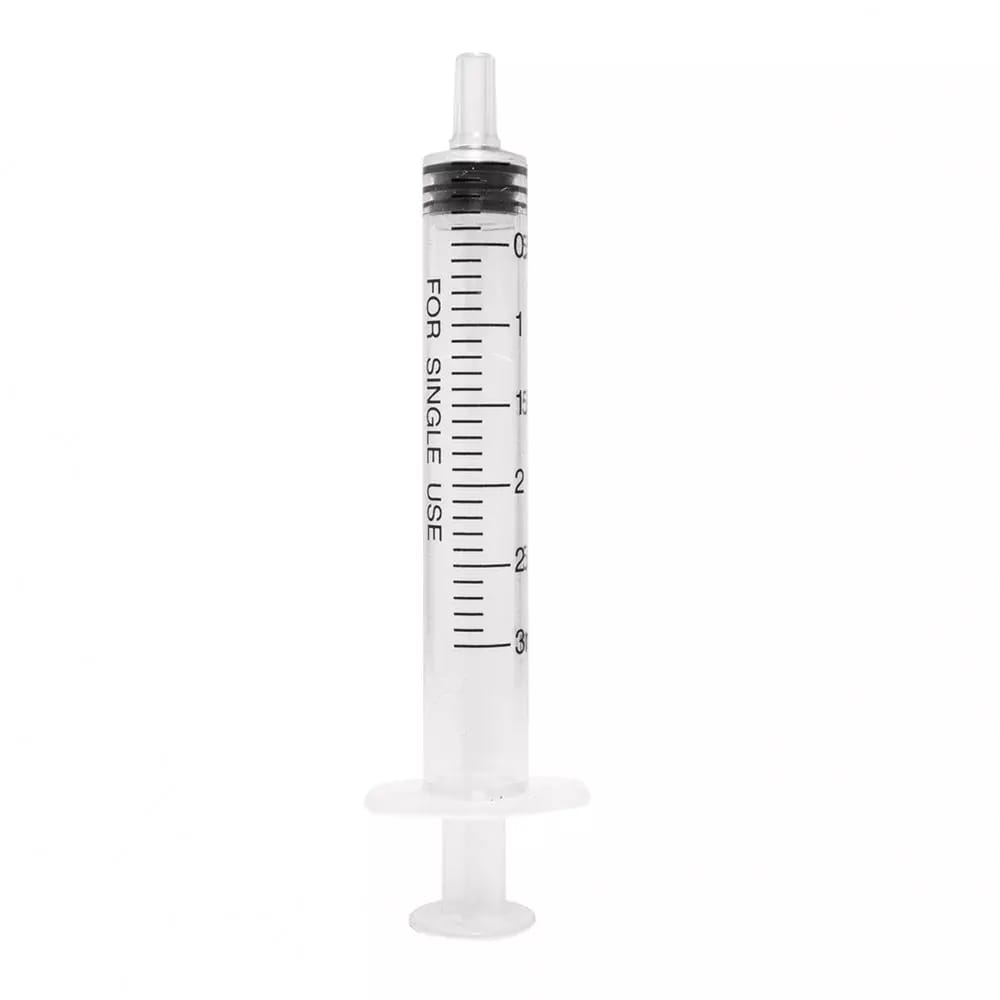 Strzykawka z ręcznym tłokiem 3 ml
