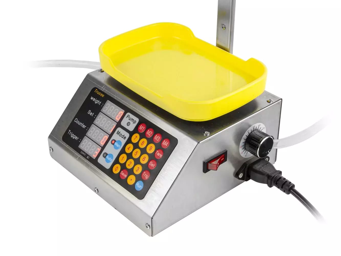 Półautomatyczny dozownik cieczy 10-3000g z wagą kontrolną – 2