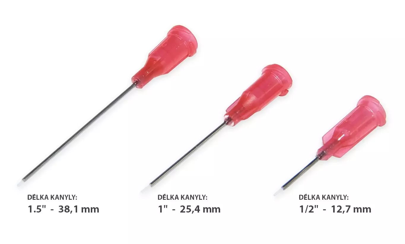 Igły dozujące ze stali nierdzewnej z włożoną rurką teflonową 27G 1szt – 2